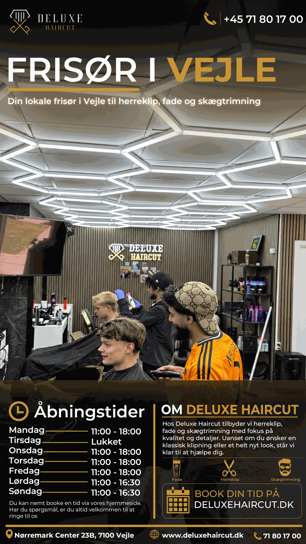 Deluxe Haircut, eksempel på vores arbejde